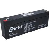 Motto Ticaret Orbus 12 Volt - 2.2 Amper Yatık Uzun Akü (178X34X60MM)