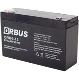 Motto Ticaret Orbus 6 Volt 12 Amper Kuru Akü Orb6-12 (150X50X94 Mm)