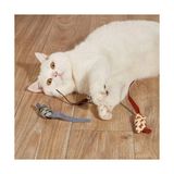 Motto Ticaret Peluş Fare Kedi Oyuncağı 3 Adet - Renkli