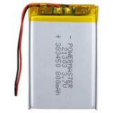 Motto Ticaret Powermaster 383450 3.7 Volt 800 Mah Lityum Polimer Pil