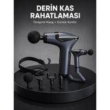 Motto Ticaret Taşınabilir 3in1 Masaj Aleti Şarjlı Titreşimli Esneme Bantlı Yeni Nesil - Renkli