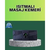 Motto Ticaret Titreşimli Masajlı Bel Kemeri Sessiz Çalışma 100 cm Bel Uyumlu - Renkli