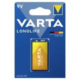 Motto Ticaret Varta Longlife Power Alkalin 9 Volt Pil Tekli