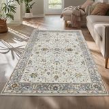 Motto Vintage Modern Dokuma Halı Oturma Odası Salon Halısı Y961d_wv15