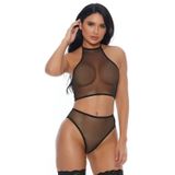 Motto10 Butik Bacio Fantezi Seksi Transparan Tül Sütyen Kilot Takımı Bc9219