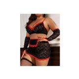 Motto10 Butik Fantazi Seksi Dantel Babydol Fantezi Gecelik (Çorapsız) Bc9233