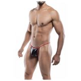 Motto10butik Bacio Fantezi Kırmızı Lastikli Lame Erkek String - Tanga Fantazi İç Çamaşırı BC4588 Çok Renkli-XL