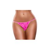 Motto10butik Bacio Fantezi Pembe Dantel String-Tanga BC8614 Çok Renkli-L