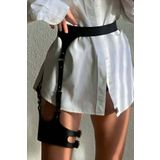 Motto10butik Bel Bacak Kemeri, Tek Bacak Kemerli Harness - APFT1159 Kırmızı-L/XL