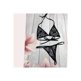 Motto10butik Fantezi Siyah Dantelli Sütyen Kilot Seksi İç Giyim BC9202 r-Standart