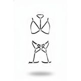 Motto10butik Siyah Jartiyer Harness Deri Halkalı Vücut Takımı - APFT507 Taba-S/M