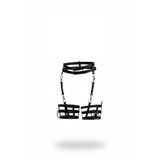 Motto10butik Siyah Jartiyer Harness Suni Deri Kemerli Bacak Detayı - APFT705 Taba-4XL-5XL