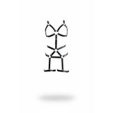 Motto10butik Siyah Jartiyer Harness Tam Vücut Suni Deri Ayarlanabilir - APFT750 Haki-S/M