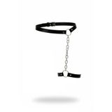Motto10butik Siyah Jartiyer Harness Zincirli Metal Halkalı Deri Bacak Kemer - APFT961 Taba-S/M