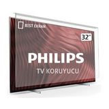 Mottoglass Philips 32PFS6805 3 mm Uyumlu TV Ekran Koruyucu
