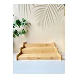 Mottogo Bambu Merdiven Baharatlık | Kavanoz Standı 30 Cm