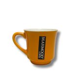 Mottolu Turuncu Porselen Kupa 300 ml