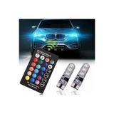 MOTTOMOR OTO T10 DİPSİZ LED RGB KUMANDALI PARK AYDINLATMA AMPULÜ 4 MODLU ARABA