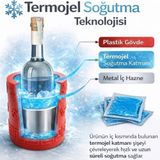 Mottopi Ehlikeyf Termojelli Şişe Soğutucu-Kırmızı