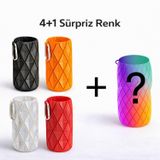 Mottopi Elmas Desenli Bira Çorabı 4+1 Sürpriz Renk Hediye/Bira Gizleyici (Elmas Des)