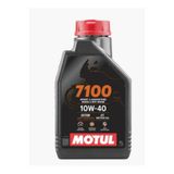 Motul 10w40 7100 1 Litre Tam Sentetik Motosiklet Yağı Made In France
