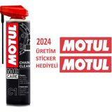 Motul 2024 Üretim Motul C1 Chaın Clean Zincir Temizleme Spreyi+2 Adet Sticker Hediyeli