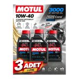 Motul 3000 10W-40 1 Litre 3 Adet - Huni Hediye Koyulacak