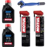 Motul 3000 10W-40 (2l) + Motul C1 + C4 Zincir Bakımı + Fırça Hediyeli