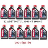 Motul 3000 10W-40 4T Motosiklet Motor Yağı 12x1 L