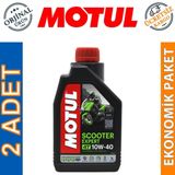 Motul 4T10W40 MA 1 lt 2'li Scooter Expert Motorsiklet Motor Yağı