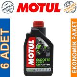 Motul 4T10W40 MA 1 lt 6'lı Scooter Expert Motorsiklet Motor Yağı