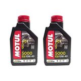 Motul 5000 10W-40 Motor Yağı 2’li Set – Yarı Sentetik