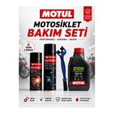 Motul 5100 10W-40 + Po Temizleyici + Po Yağlayıcı + Fırça