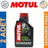 Motul 5100 10W30 4T 1 L 2'lı Motor Yağı