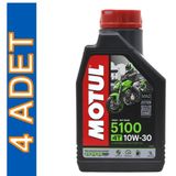 Motul 5100 10W30 4T 1 L 4'lü Motor Yağı