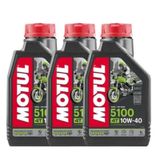 Motul 5100 10W40 4T 1 lt 3'lü Prc Motor Yağı