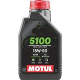 Motul 5100 15W-50 1 Litre 4 Zamanlı Ester Bazlı Yarı Sentetik Motosiklet Motor Yağı (JASO MA2 – API SN) - Sağ