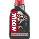 Motul 710 2T 1 lt 100% Sentetik Motor Yağı Pre-Mix ve Yağ Enjeksiyonu İçin İdeal Çözüm