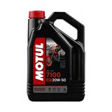 Motul 7100 20W-50 4 Lt Tam Sentetik 4 Zamanlı Motosiklet Motor Yağı (Ester Teknolojili) - 4lt
