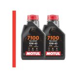 Motul 7100 4T 10W-40 1 Lt 2'Li Motosiklet Yağı
