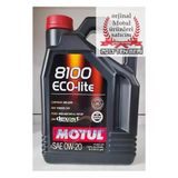 Motul 8100 Eco-Lite 0W20 4 L Gm Dexos1 Gen 2 Onaylı