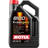 Motul 8100 X-Cess Gen2 5lt 5W40 Motor Yağı ACEA A3/B4 API SN/CF Uyumlu Benzinli ve Dizel Araçlar İçin