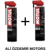 Motul C1 C3, Motul C1 Temizleme Spreyi + C3 Zincir Yağı ( Yeni Tarihli )
