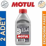 Motul Dot 3-4 500 ml 2'li Sentetik Fren Hidroliği Yağı