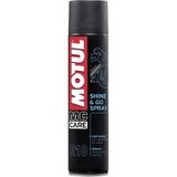 Motul E10 Shine & Go 400 ml | Motosiklet Plastik Parlatıcı ve Koruyucu Sprey | Yeni Nesil Silikon Formül – Parlak Görünüm & Toz Tutmaz - 400ml