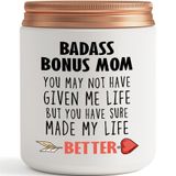 MOTVZC En İyi Bonus Anne Hediyeleri Kayınvalide Anne Üvey Anne Anneler Günü Doğum Günü Noel Mumları Kadınlar için Hediyeler Kız Oğul Biyografi Anne