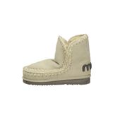 Mou Hakiki Deri Simli Logo Detaylı Dikişli Eskimo Bot Bayan BOT MU.FW101050A CHLK