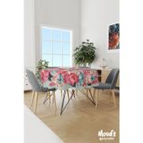 Moud'S Classic Pattern 3 Desenli Yuvarlak Süet Dertsiz Masa Örtüsü