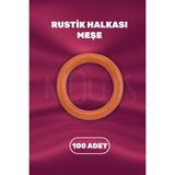 Moud's Rustik Perde Halkası Meşe Renk - 100 Adet