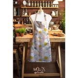 Moud's Süet Kumaş Xero Floral 1 Desenli Mutfak Önlüğü, Aşçı Önlüğü, Garson Önlüğü, Restoran Önlük